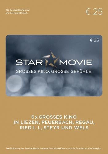 Starmovie Gutschein 25 €