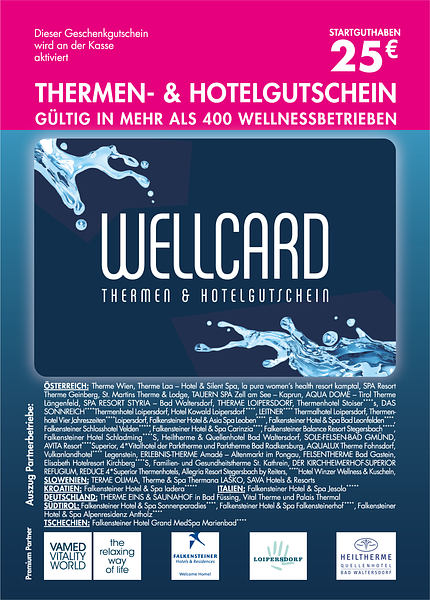 Wellcard Gutschein 25 €